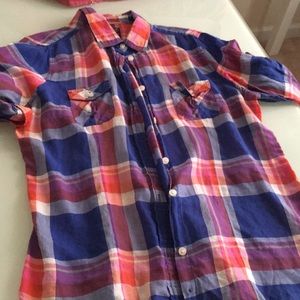 Women’s and girls plaid shirts